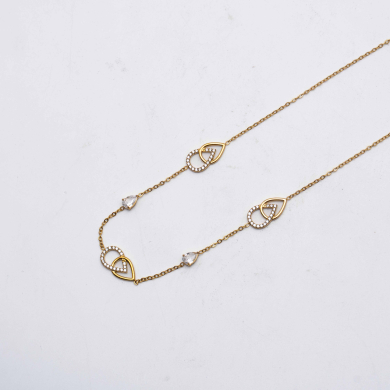 COLLAR ZO12789N Dorado Acero Inoxidable -2D22