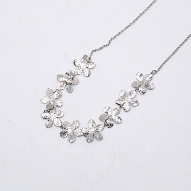 COLLAR ZO13372N Plateado Acero Inoxidable 2D12