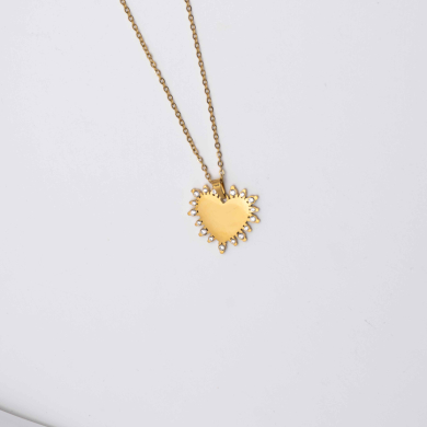 COLLAR ZO13338N Dorado Acero Inoxidable 2D47