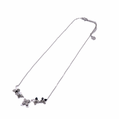 COLLAR ZO12780N Plateado Acero Inoxidable -E45