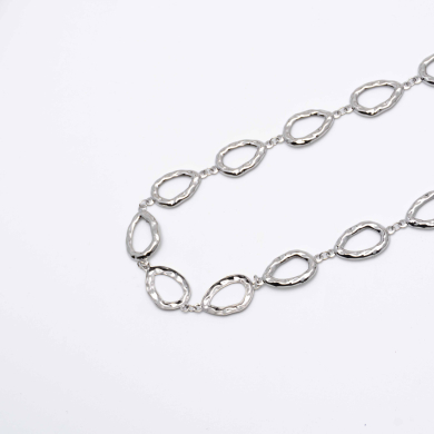 COLLAR ZO13377N Plateado Acero Inoxidable 2D59