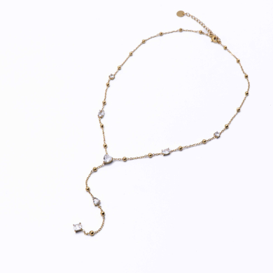 COLLAR ZO13637N Dorado Acero Inoxidable 2D46