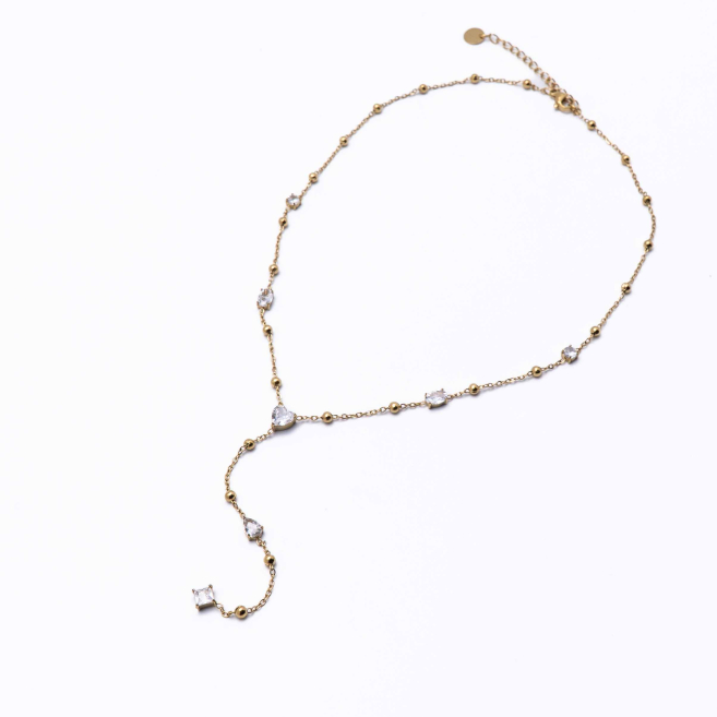 COLLAR ZO13637N Dorado Acero Inoxidable 2D46