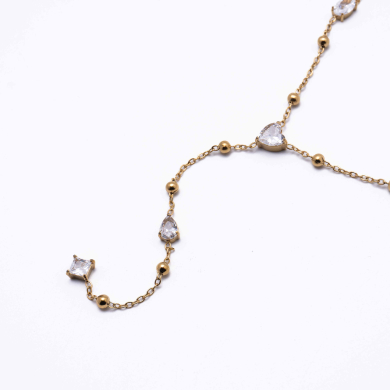 COLLAR ZO13637N Dorado Acero Inoxidable 2D46