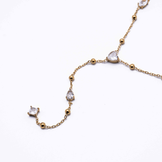 COLLAR ZO13637N Dorado Acero Inoxidable 2D46