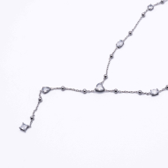 COLLAR ZO13637N Plateado Acero Inoxidable 2D46