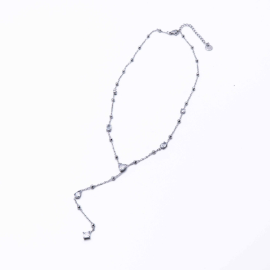 COLLAR ZO13637N Plateado Acero Inoxidable 2D46