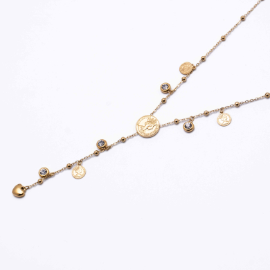 COLLAR ZO13174N Dorado Acero Inoxidable 2D46