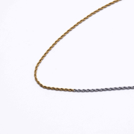 COLLAR ZO6726N/2MM Bicolor Acero Inoxidable -2D26