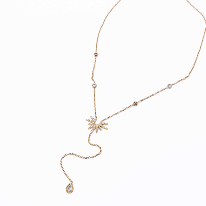 COLLAR ZO13218N Dorado Acero Inoxidable -2D24