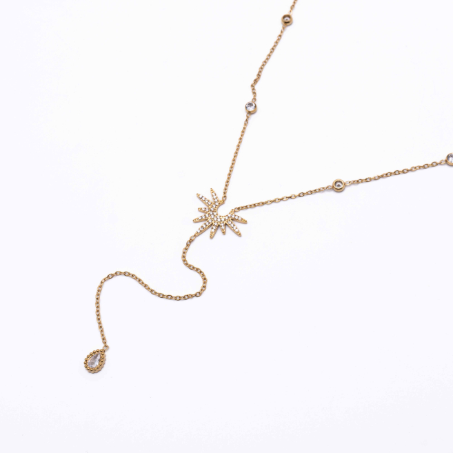 COLLAR ZO13218N Dorado Acero Inoxidable -2D24