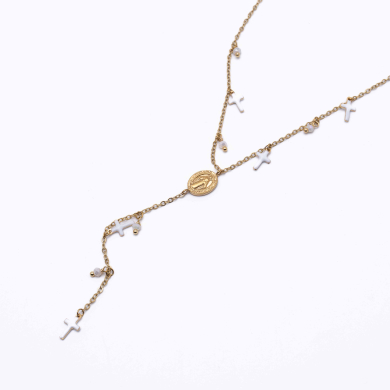 COLLAR Y00319 Blanco Acero Inoxidable 2D23