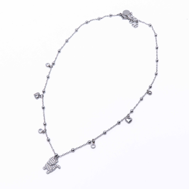 COLLAR ZO12782N Plateado Acero Inoxidable -E43