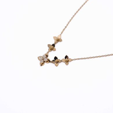 COLLAR ZO12780N Dorado Acero Inoxidable -E45