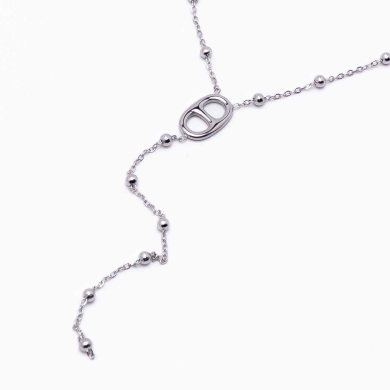 COLLAR ZO14066N Plateado Acero Inoxidable 2D52