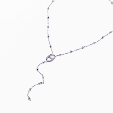COLLAR ZO14066N Plateado Acero Inoxidable 2D52