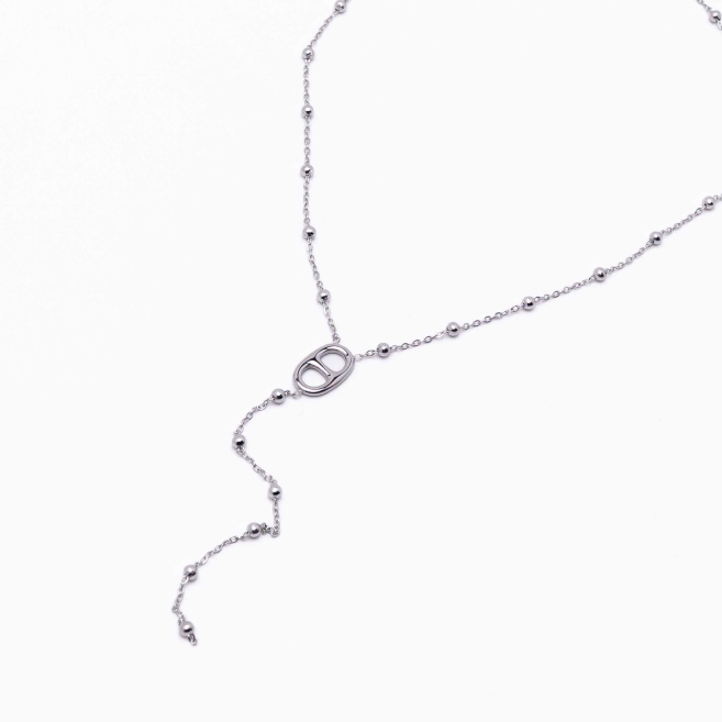COLLAR ZO14066N Plateado Acero Inoxidable 2D52