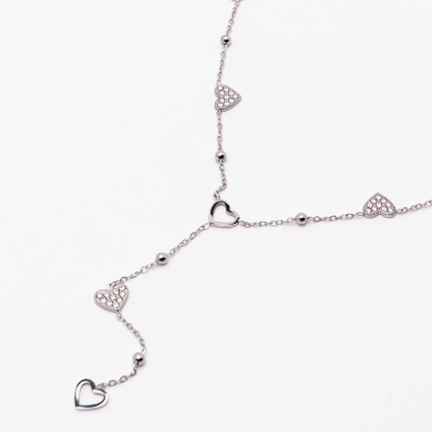 COLLAR ZO13227N Plateado Acero Inoxidable -E45