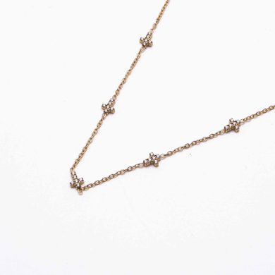 COLLAR ZO13686N Plateado Acero Inoxidable E26