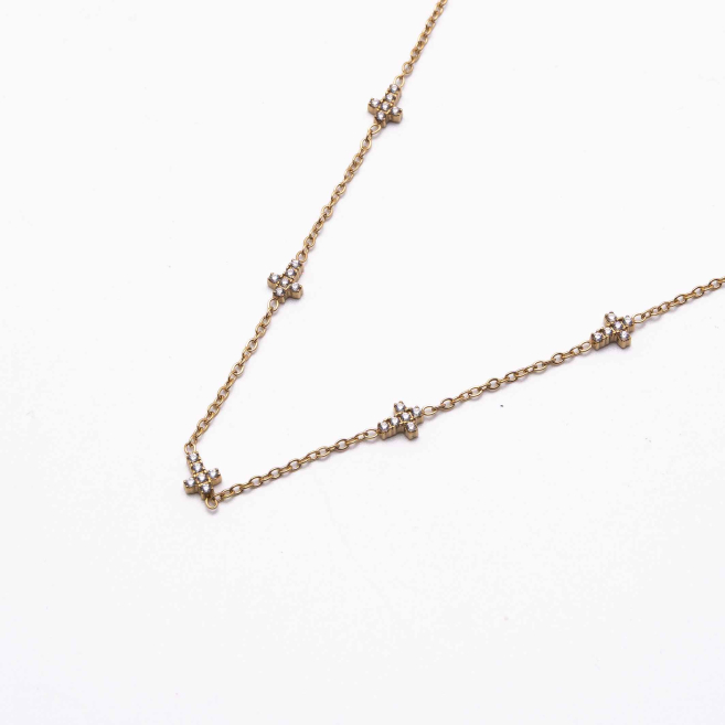 COLLAR ZO13686N Plateado Acero Inoxidable E26