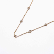 COLLAR ZO13686N Plateado Acero Inoxidable E26