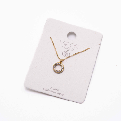 COLLAR ZO13314N Dorado Acero Inoxidable 2D31