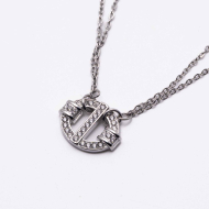 COLLAR ZO13772N Plateado Acero Inoxidable 2D31