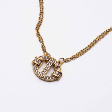 COLLAR ZO13772N Dorado Acero Inoxidable 2D31