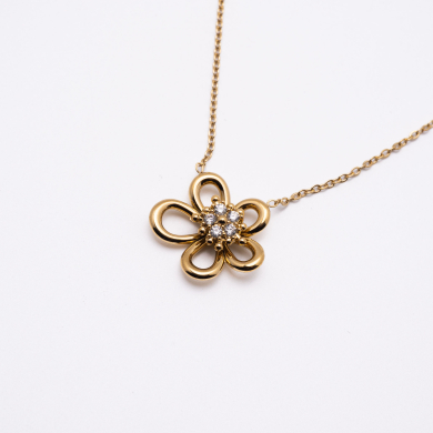 COLLAR ZO12904N Dorado Acero Inoxidable E23