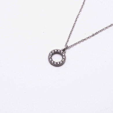 COLLAR ZO13314N Plateado Acero Inoxidable 2D31