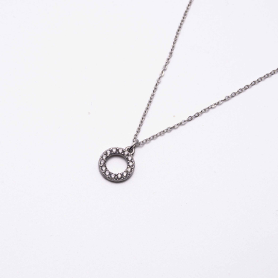 COLLAR ZO13314N Plateado Acero Inoxidable 2D31