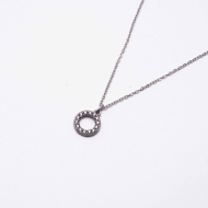 COLLAR ZO13314N Plateado Acero Inoxidable 2D31