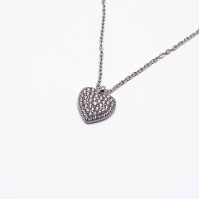 COLLAR ZO13588N Plateado Acero Inoxidable 2D31