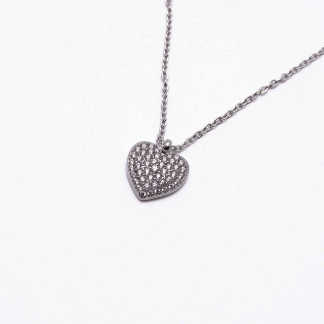 COLLAR ZO13588N Plateado Acero Inoxidable 2D31