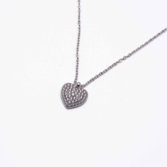 COLLAR ZO13588N Plateado Acero Inoxidable 2D31