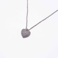 COLLAR ZO13588N Plateado Acero Inoxidable 2D31