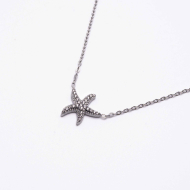COLLAR ZO13346N Plateado Acero Inoxidable 2D31