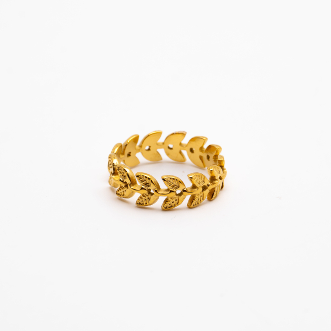 ANILLO ZO14300R Dorado Acero Inoxidable 2A37