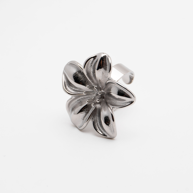 ANILLO Y00347 PLATEADO Acero Inoxidable A54