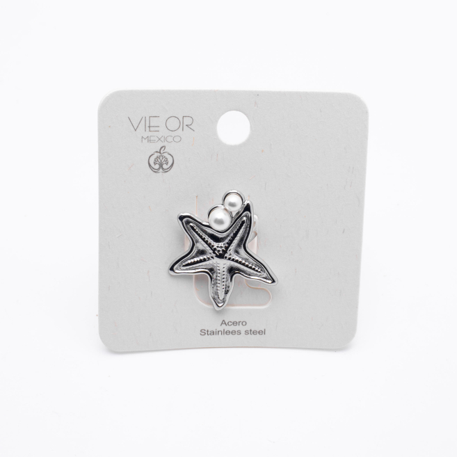 ANILLO Y00332 PLATEADO Acero Inoxidable 2A41