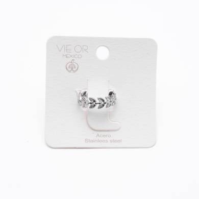 ANILLO ZO14300R Plateado Acero Inoxidable 2A37