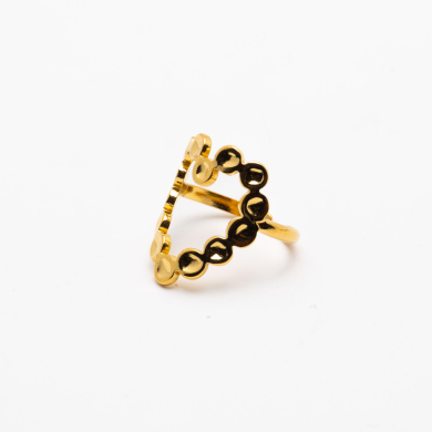 ANILLO ZO14315R Dorado Acero Inoxidable 2A38