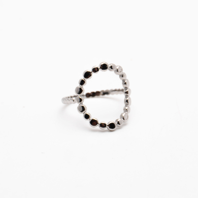 ANILLO ZO14314R Plateado Acero Inoxidable 2A13