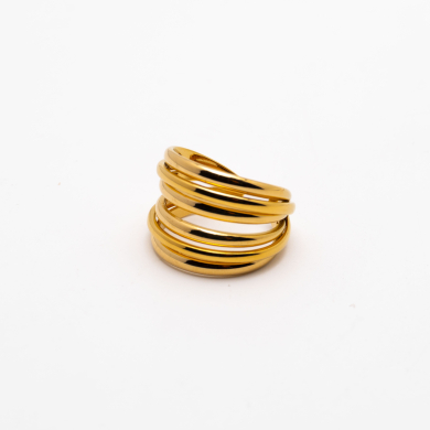 ANILLO ZO13238R Dorado Acero Inoxidable A36