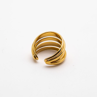 ANILLO ZO13238R Dorado Acero Inoxidable A36