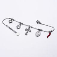 PULSERA ZO12786B Plateado Acero Inoxidable 2C42