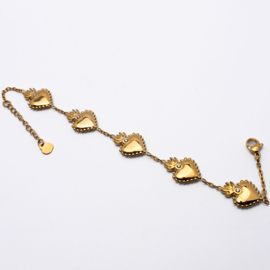 PULSERA Y00356 Dorado Acero Inoxidable 2B14