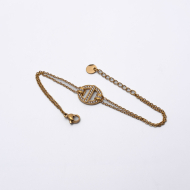 PULSERA ZO13771B Dorado Acero Inoxidable 2B15