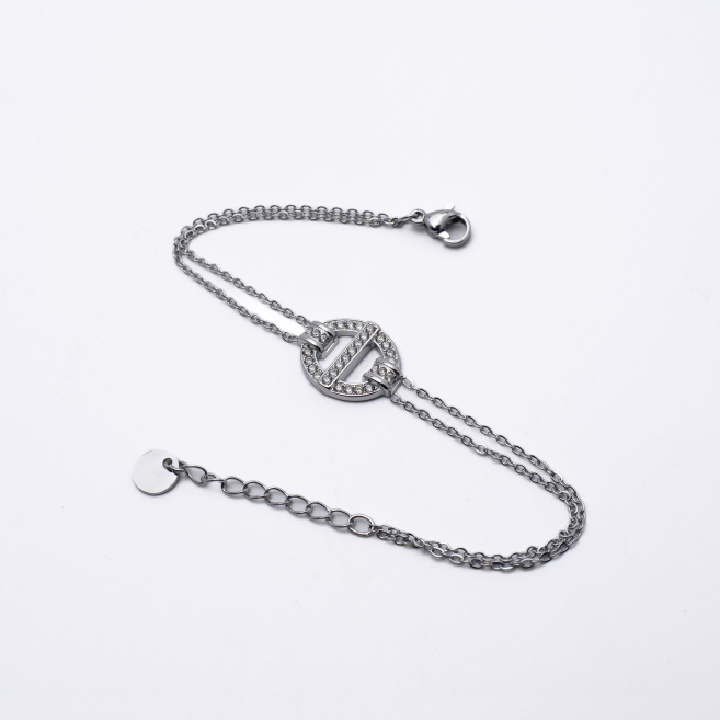 PULSERA ZO13771B Plateado Acero Inoxidable 2B15