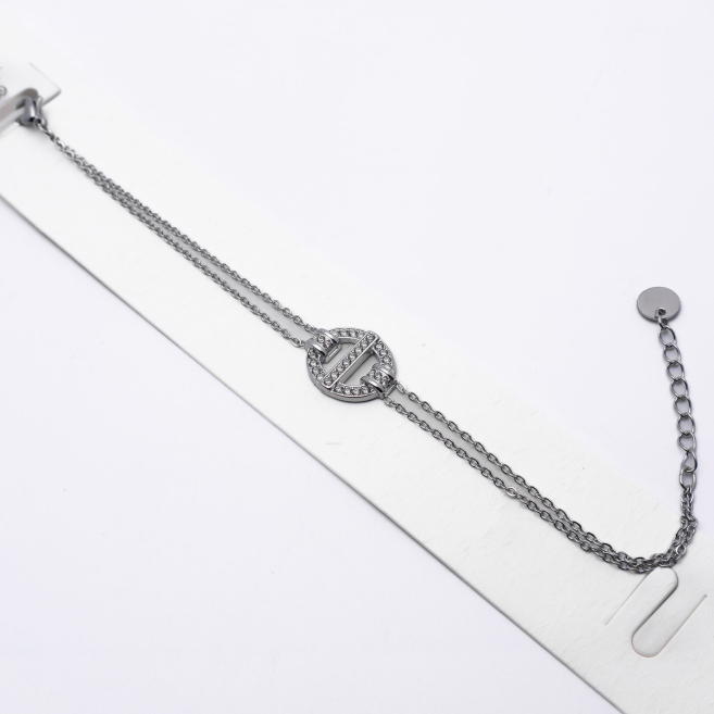 PULSERA ZO13771B Plateado Acero Inoxidable 2B15